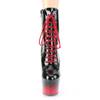 Pleaser - ADORE1020BRH Platform Boots, Pole dance shoes - Pole dance shoes - Black/Red Product image